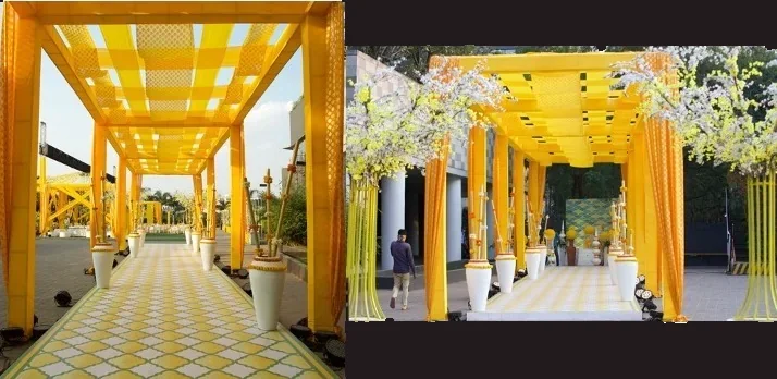 Mahadik’s: Marigold pergola walk